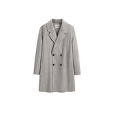 Men's Double-Breasted Wool Coat